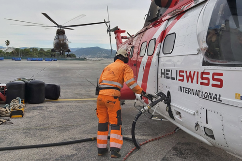 Hélicoptère AS332C1 SuperPuma HB-XVY d'Heliswiss