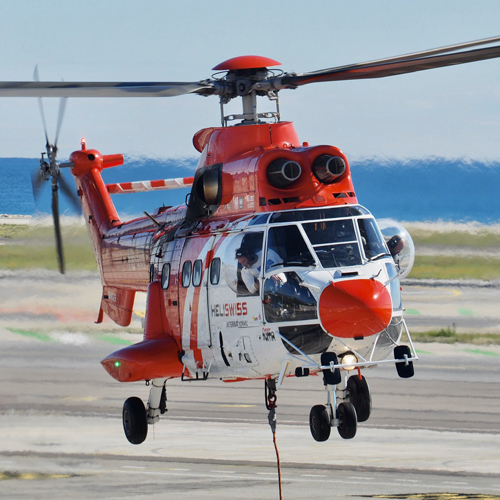 Hélicoptère AS332C1 SuperPuma HB-XVY d'Heliswiss