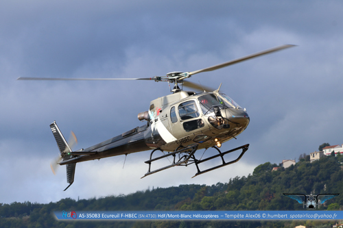 Hélicoptère AS350 B3 Ecureuil F-HBEC de HDF / Mont-Blanc Hélicoptères