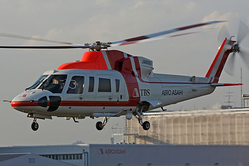 Hélicoptère S76 JA6693 d'AERO ASAHI