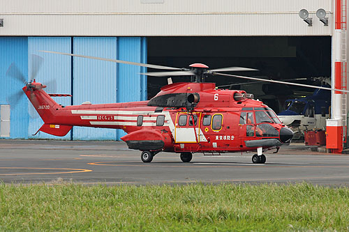 Hélicoptère AS332 SuperPuma des pompiers