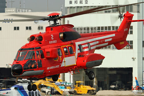 Hélicoptère AS332 SuperPuma des Pompiers de Tokyo