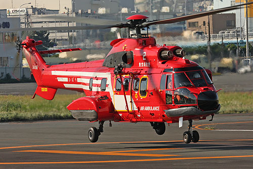 Hélicoptère AS332 SuperPuma des pompiers