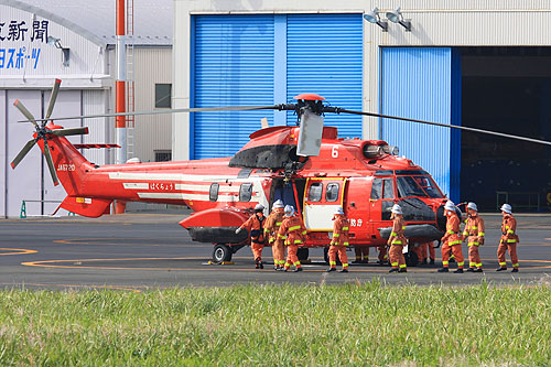 Hélicoptère AS332 SuperPuma des pompiers