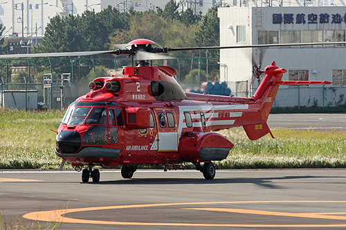 Hélicoptère AS332 SuperPuma des pompiers