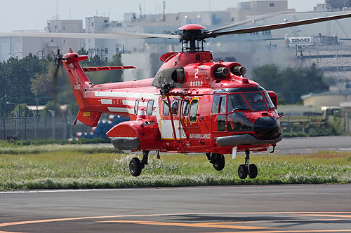 Hélicoptère AS332 SuperPuma des pompiers