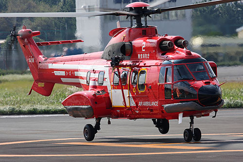 Hélicoptère AS332 SuperPuma des pompiers