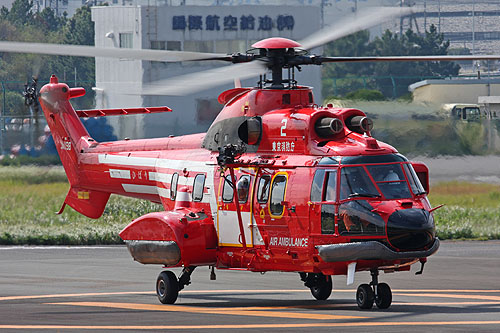 Hélicoptère AS332 SuperPuma des pompiers