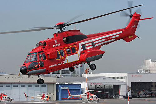 Hélicoptère AS332 SuperPuma des pompiers