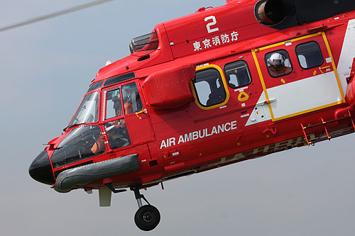 Hélicoptère AS332 SuperPuma des pompiers