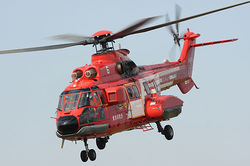 Hélicoptère AS332 SuperPuma des pompiers