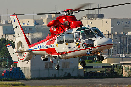 Hélicoptère AS365 Dauphin JA6740 des pompiers de Yokohama (Yokohama City Fire Department)