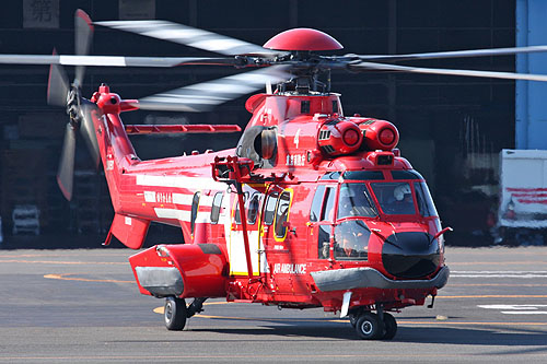 Hélicoptère EC225 SuperPuma des pompiers