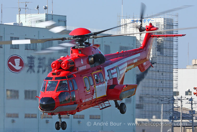 Hélicoptère EC225 SuperPuma des pompiers