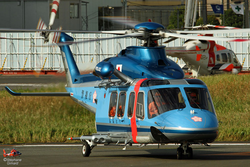 Hélicoptère AW139 de la Police japonaise