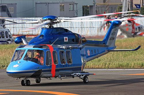 Hélicoptère AW139 JA12MP de la Police japonaise