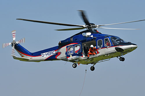 Hélicoptère AW139 D-HOAC de WIKING HELIKOPTER SERVICE