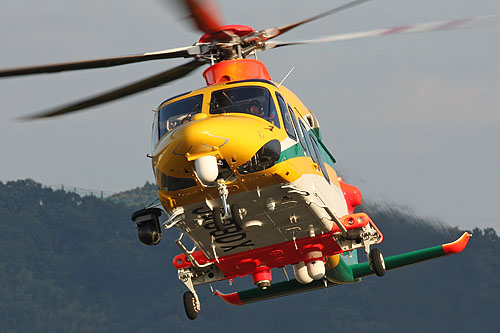 Hélicoptère AW139 de la télévision japonaise (JA08DX)