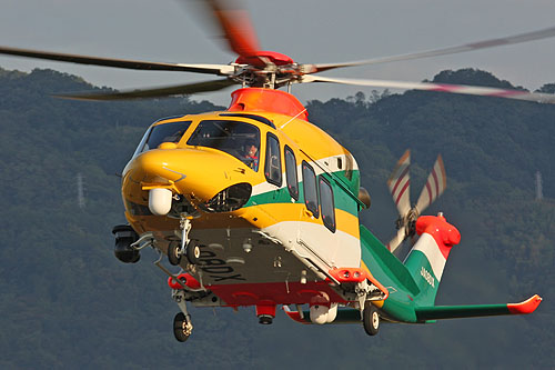 Hélicoptère AW139 de la télévision japonaise (JA08DX)