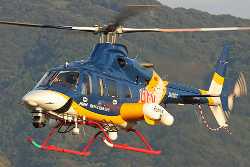 Hélicoptère Bell 430 de la télévision japonaise (JA010Y)