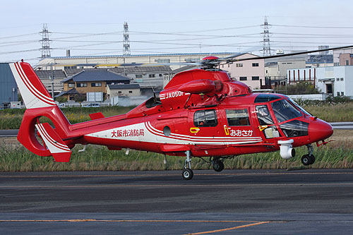 Hélicoptère AS365 N3 Dauphin des pompiers japonais